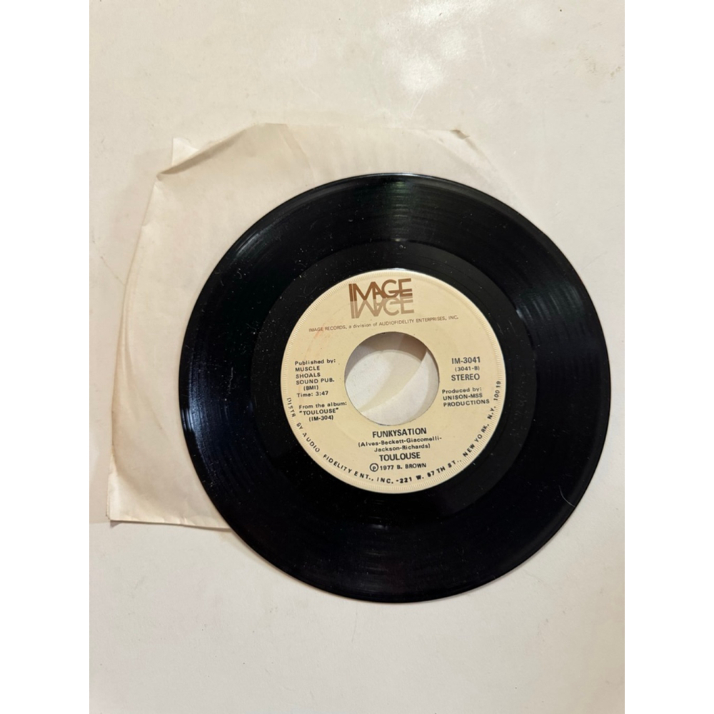 1977 Image Records 45 RPM Toulouse A.P.B. / Funkysation